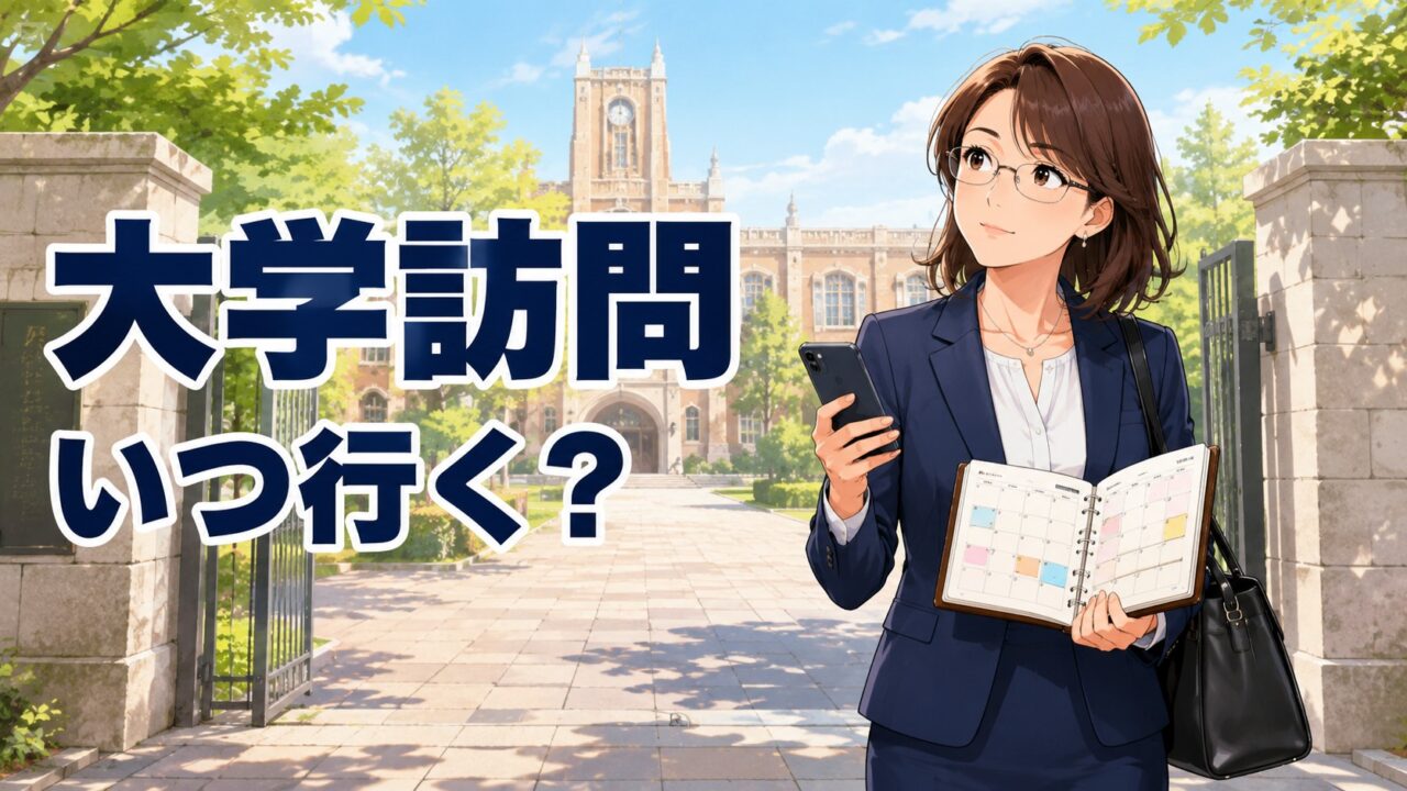大学訪問する時期はいつがいい？