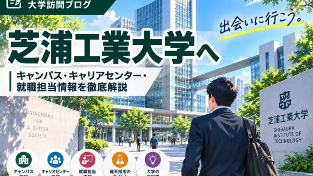 芝浦工業大学へ大学訪問